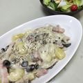 やまじちなゆ's cooksnap of when they made 【きのこクリームソース】＊ニョッキ＊.