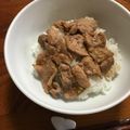 Ruriluru's cooksnap of when they made 簡単即席10分！十勝帯広風豚丼♪.