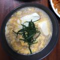 松尾バションボリ's cooksnap of when they made 卵とじ☆たぬき豆腐スープ☆胃に優しい大葉.