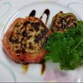 シューひろちゃん's cooksnap of when they made パプリカとピーマンの肉詰め.