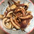 L.R's cooksnap of when they made 濃厚な肝で！するめいかのわた炒め.
