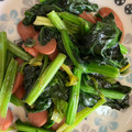 クック49L4Ho☆'s cooksnap of when they made お弁当 ♪ほうれん草と魚肉ソーセージ炒め.