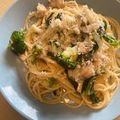 ピーナッツ子♪'s cooksnap of when they made チキンとブロッコリーのクリームパスタ.