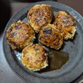 M130018's cooksnap of when they made 椎茸の鶏つくね肉詰め★ポン酢風味★.
