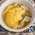 Faiza's cooksnap of when they made ☆コンソメたまごスープ☆.