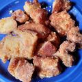mihorinh's cooksnap of when they made カリッと美味しいパンの耳の揚げパン.