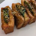 クックF6809H☆'s cooksnap of when they made 大葉チーズの厚揚げ照り照りサンド.