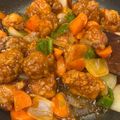 ちょこチャコ's cooksnap of when they made 残り物の唐揚げで簡単酢豚！酢豚のタレ.