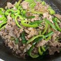 kanomanma's cooksnap of when they made 牛肉とニラと春雨☆オイスターソース炒め♪.