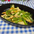 ととろ＆めい's cooksnap of when they made 絹さやちくわ炒め.