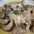 ゆぅか３'s cooksnap of when they made 鶏肉＆キノコのカマンベールチーズ焼き.