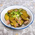 みぽぽ37's cooksnap of when they made ベーコンと茄子炒め.