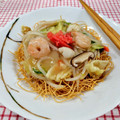 在宅勤務のおじさん's cooksnap of when they made 味のマルタイ 長崎皿うどん.
