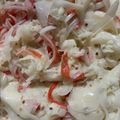 野良ねこ男爵's cooksnap of when they made 新玉ねぎとカニかまの粒マスタードサラダ.