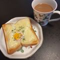 ほか弁ママ's cooksnap of when they made 簡単朝ごはん☆失敗しないエッグトースト★.