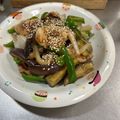 ミアンミアン's cooksnap of when they made ポン酢でさっぱり♪なすと鶏肉の炒め物.