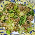 クック6DDPP8☆'s cooksnap of when they made 材料２つ♪春キャベツと豚のうま味噌炒め.
