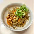 azbjbn's cooksnap of when they made 金平牛蒡と納豆の胡麻あえ.