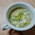 なまちょこれいと's cooksnap of when they made とろとろ白菜と卵の中華スープ.