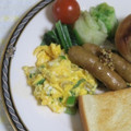 mmameco's cooksnap of when they made ジャコと葱の卵とじ♡お弁当用♡.
