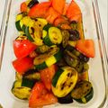 YesYU's cooksnap of when they made トマトなすズッキーニのさっぱりマリネ♡.
