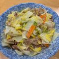 ママメイン！時々子供's cooksnap of when they made 白菜たっぷり消費●豚肉とにんじんで三宝菜.