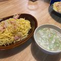 ピーナッツ豆腐's cooksnap of when they made パルミジャーノヨークパスタ.