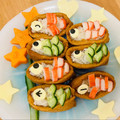 ♡新妻ゆみ♡'s cooksnap of when they made こどもの日に★簡単鯉のぼり稲荷寿し.