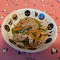 龍青空ママ's cooksnap of when they made 豚バラ入りピーマンと人参のきんぴら.