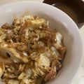 papikun's cooksnap of when they made ❀春キャベツとひき肉のごま味噌炒め❀.