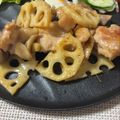亜矢＊'s cooksnap of when they made ご飯がすすむ〜♡鶏肉とれんこんの甘辛炒め.