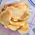 うーさき's cooksnap of when they made レンジで簡単☆基本のポテトチップス塩.
