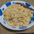朔耶's cooksnap of when they made ☆秘密の鮭チャーハン☆.