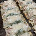 かみりょこママ's cooksnap of when they made 簡単♡大満足♡豚こま大葉チーズ棒餃子♡.