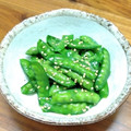 YCHキッチン's cooksnap of when they made 我が家の無限絹さや.