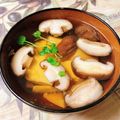 のんべぇヒロ's cooksnap of when they made 玉子豆腐のお吸い物　～椎茸の香り～.