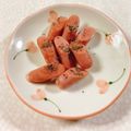 みぽぽ37's cooksnap of when they made ゴールデンウインナーでおつまみ.