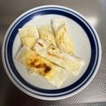 Marmo's cooksnap of when they made 余ったワンタンの皮でコーンマヨ焼き☆.