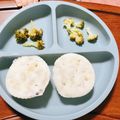 MANA☆☆'s cooksnap of when they made ☆米粉蒸しパンで離乳食☆レンジで簡単！.