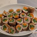 smilemama7's cooksnap of when they made いんげんと人参の肉巻き.