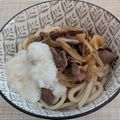 クックRJND7Q☆'s cooksnap of when they made 甘めの関西風肉うどん.