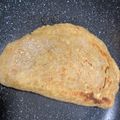 チェコル's cooksnap of when they made 低糖質♡5分で完成！オートミールナン.