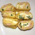 ミロ9607's cooksnap of when they made 卵焼きに大葉とハムで爽やか.