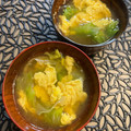 ちゃかぴまま's cooksnap of when they made レタスの卵とじ.