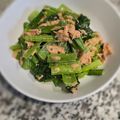 メグンキィ's cooksnap of when they made 子どもモリモリ!!小松菜とツナのサラダ♪.