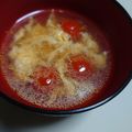 Ran6312's cooksnap of when they made 簡単♫ミニトマトとふわふわたまごのスープ.