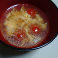 Ran6312's cooksnap of when they made 簡単♫ミニトマトとふわふわたまごのスープ.