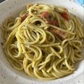 たてえり。's cooksnap of when they made ベーコンとトマトのジェノベーゼパスタ.