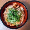 クックW6EFZZ☆'s cooksnap of when they made スモークサーモンのわさびドレッシング丼.