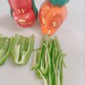 へい♡ゆー♡'s cooksnap of when they made ピーマンは表面のツルツルを下にして切る.